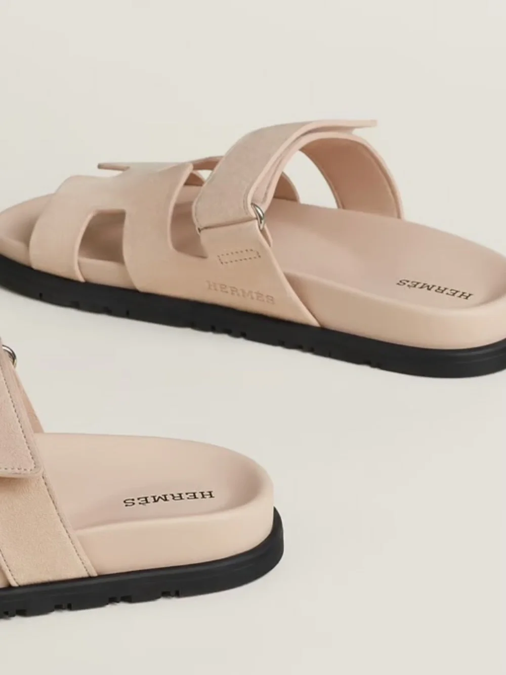 Brand New! HERMÈS Chypre Sandal Beige Nude size 37 38 - Picture 3 of 4